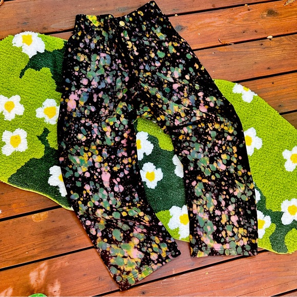 Big Bud Press Pants - BIG BUD PRESS Marble Paint Splatter Work Pants - XS
